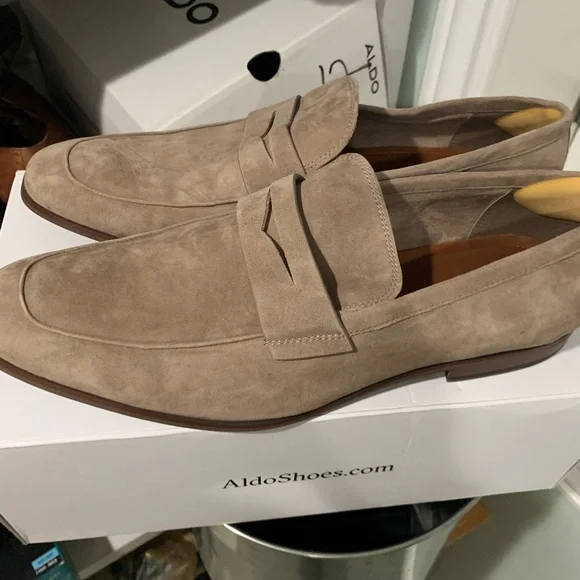 Aldo | Shoes | Mens Aldo Loafers Grey Like New Size 2 | Poshmark display picture 1